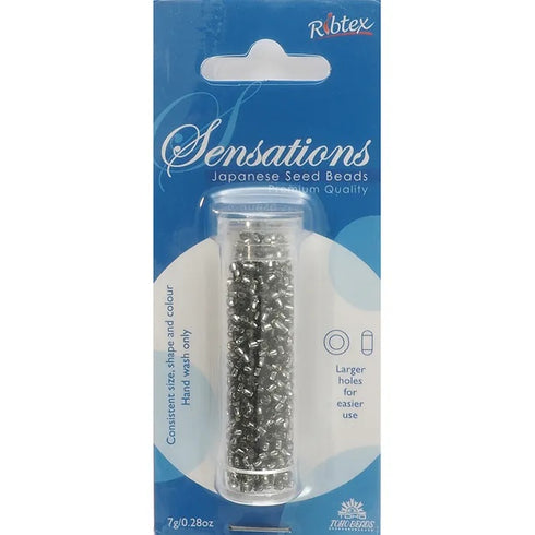 2.2mm Silver Lined Grey Colour Toho Seed Beads